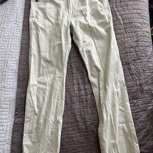 Stich’s Britches golf Men's Cream Pants size 33/22 NWT